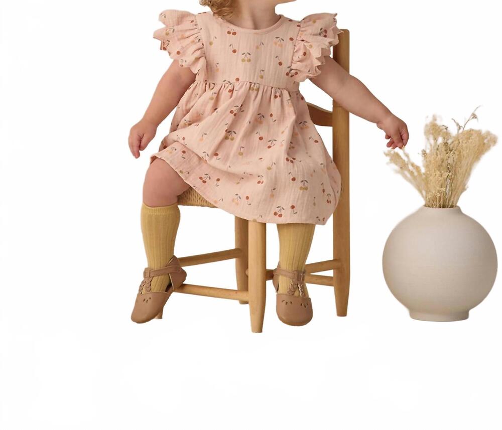 NEW QUINCY MAE girls alina dress in cherries